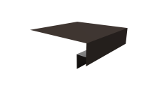 Планка околооконная сложная Блок-Хаус new 200х50х27 Grand Line 0,5 PurPro с пленкой RR 32 темно-коричневый (2м)