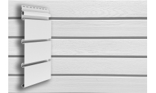 Сайдинг Архитектурный планкен Grand Line Standart белый (3,0м)