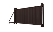 Ворота откатные Estet 2,0х4,5 RAL RR32