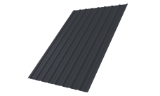 Профнастил С10A 0,5 Satin Matt TX RAL 7024 мокрый асфальт