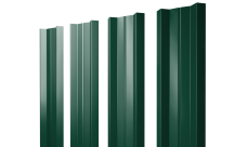 Штакетник М-образный A с прямым резом 0,45 Drap TR RAL 6005 зеленый мох