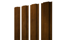 Штакетник Прямоугольный с прямым резом 0,45 Print-Double Elite Golden Wood