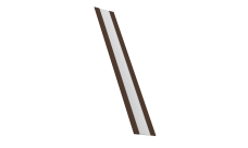 Крепежная планка жалюзи Milan, Milan Slim, Tokyo 0,5 PE RAL 8017 шоколад (2м)