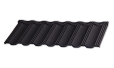 Лист композитной черепицы Gerard Heritage deep black