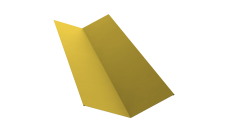 Планка ендовы верхней 145х145 Grand Line 0,45 PE с пленкой RAL 1018 цинково-желтый (2м)