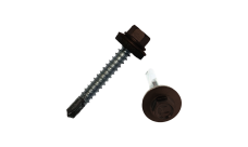 Саморез по металлу Daxmer 5,5х32 (250шт) сверло №3 RAL 8017