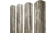 Штакетник Круглый фигурный 0,45 Print Elite Nordic Wood TwinColor