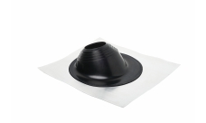 Проходной элемент MF угловой №2 (180-280мм) +185 EPDM (металлический неокрашенный фланец) черный