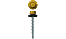 Саморез кровельный Daxmer 4,8х35 (250шт) сверло №1 RAL 1018