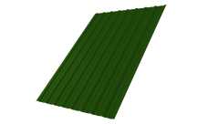 Профнастил С10A Grand Line 0,45 PE RAL 6002 лиственно-зеленый
