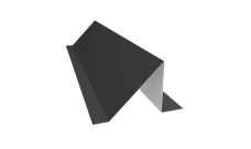 Планка снегозадержания 0,45 PE с пленкой RAL 7016 антрацитово-серый (2м)