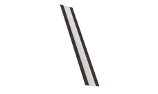 Крепежная планка жалюзи Milan, Milan Slim, Tokyo 0,5 Drap TX RR 32 темно-коричневый (2м)