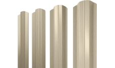 Штакетник М-образный B фигурный Grand Line 0,45 Print Elite Milky Wood TwinColor