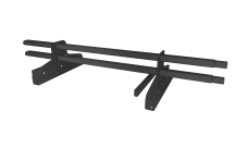 Снегозадержатель трубчатый под фальц Premium 40х20 RAL 7016 1м ОЦ