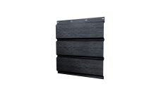 Софит металлический Grand Line полная перфорация 0,45 Print Premium с пленкой Grey Wood TwinColor