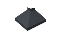 Угол отлива внешний 250 0,5 Rooftop Бархат с пленкой RAL 7024 мокрый асфальт