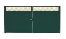 Ворота Estet Plus 2,0х3,6 RAL 6005/1013