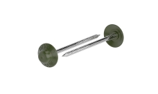 Гвозди с литой шляпкой Ондулин 70 мм зеленые