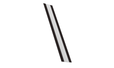 Крепежная планка жалюзи Milan, Milan Slim, Tokyo 0,5 Drap TX RAL 9005 черный (2м)