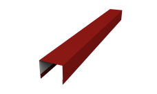 Крышка для забора жалюзи Palermo Grand Line 0,45 PE RAL 3011 коричнево-красный (2,5м)