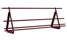 Ограждение кровельное со снегозадержателем Optima 0,65х2м RAL 3005