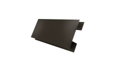 Планка H-образная Экобрус 0,45 Drap-double TX RR 32 темно-коричневый (2м)
