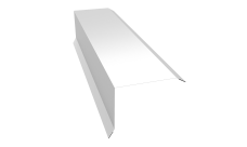 Планка торцевая 80х100 Grand Line 0,45 Drap TX RAL 9003 сигнальный белый (2м)