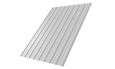 Профнастил С10B 0,45 PE-Double RAL 9003 сигнальный белый