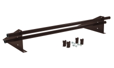 Снегозадержатель трубчатый для фальцевой кровли Optima RAL 8017 1м