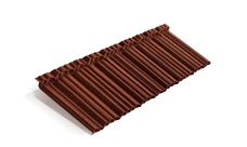 Лист композитной черепицы Metrotile MetroShake 2 скарлет