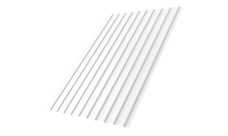 Профнастил С8B v02 Grand Line 0,4 PE RAL 9003 сигнальный белый