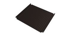 Кликфальц Double Pro Gofr Grand Line 0,5 Velur X с пленкой на замках RR 32 темно-коричневый