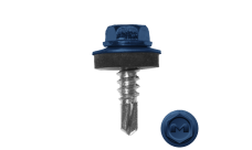 Саморез по металлу Daxmer 5,5х19 (250шт) сверло №3 RAL 5010