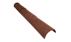 Конек полукруглый тройной для композитной черепицы Grand Line кленовый латте (1,16м)