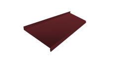 Отлив простой 200 0,45 Drap RAL 3005 красное вино (2м)