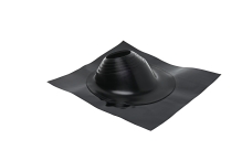 Проходной элемент MF угловой №3.1 (280-460мм) +185 EPDM (металлический окрашенный фланец) черный