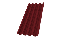 Профнастил Н75R Grand Line 0,7 PE RAL 3005 красное вино