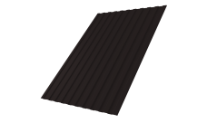 Профнастил С8A v01 0,5 Rooftop Бархат RAL 9005 черный