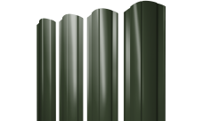 Штакетник Круглый фигурный 0,5 Satin Matt TX RAL 6020 хромовая зелень