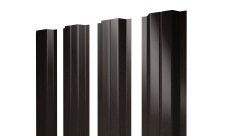 Штакетник П-образный A с прямым резом 0,45 Print Elite Coffee Wood TwinColor