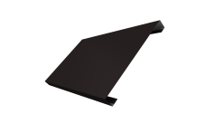 Ламель лицевая 200 забора жалюзи Texas Grand Line 0,45 PE RAL 9005 черный