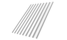 Профнастил С20A 0,45 Drap RAL 9003 сигнальный белый