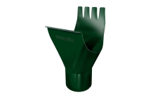 Воронка GL PU 125/90 мм RAL 6005 зеленый мох