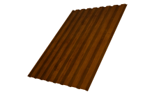 Профнастил С20A 0,45 Print Premium Golden Wood Intense FTC