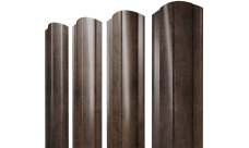 Штакетник Круглый фигурный 0,45 Print Elite Antique Wood TwinColor