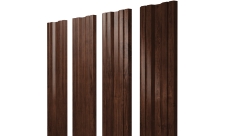 Штакетник Твин с прямым резом Grand Line 0,45 Принт Элит Cherry Wood ТвинColor