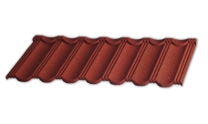 Лист композитной черепицы Gerard Heritage spanish red