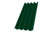 Профнастил Н75R 0,7 PE RAL 6005 зеленый мох