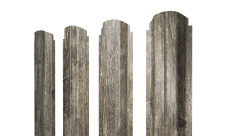 Штакетник П-образный A фигурный 0,45 Print Elite Nordic Wood TwinColor