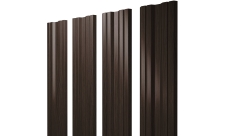 Штакетник Twin с прямым резом 0,45 Print Elite Coffee Wood TwinColor